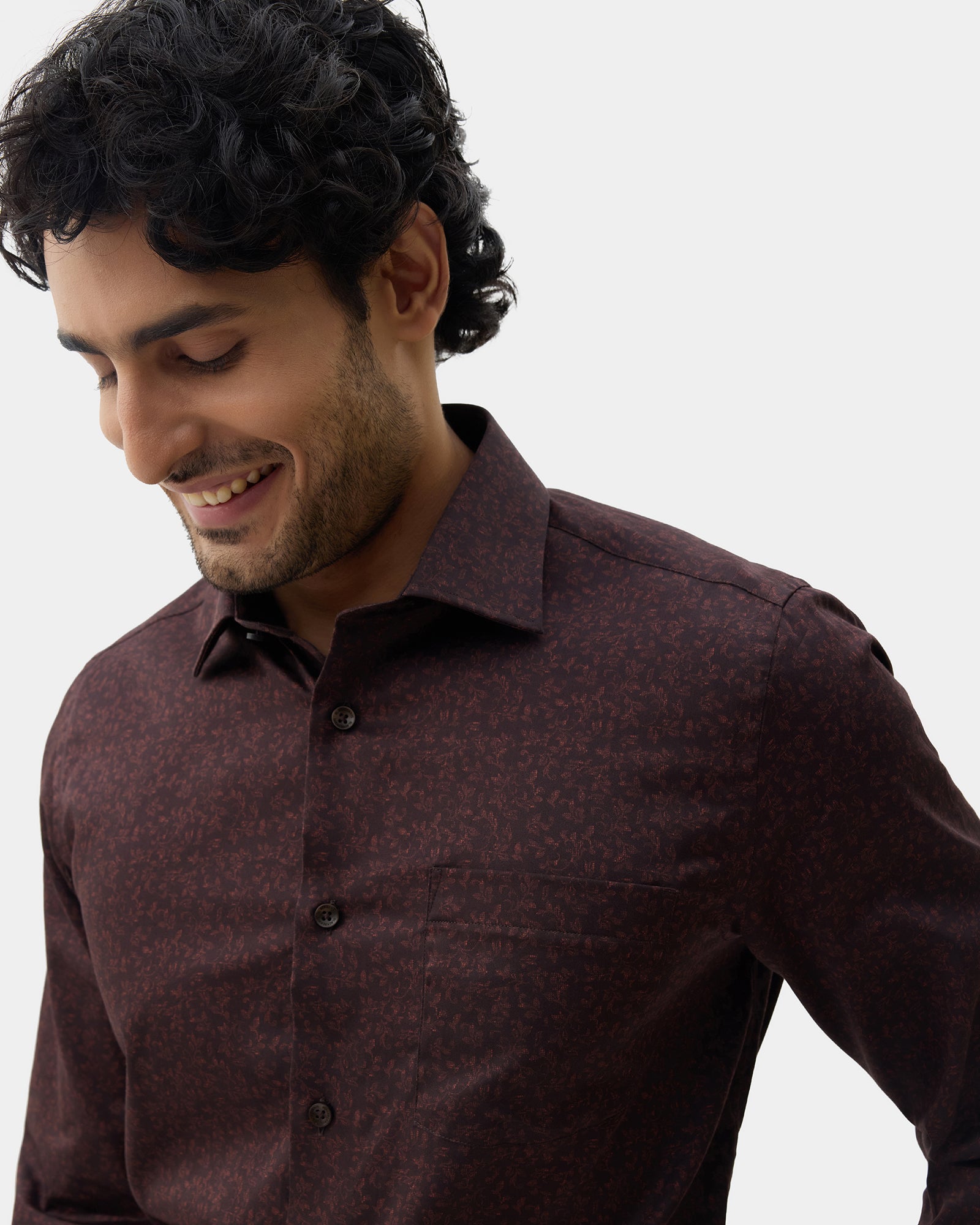 Rust Printed Shirt - Jetta