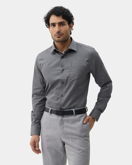 Charcoal Printed Shirt - Montero