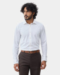 White Solid Shirt - Electra