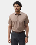 Brown Printed Shirt - Microbus