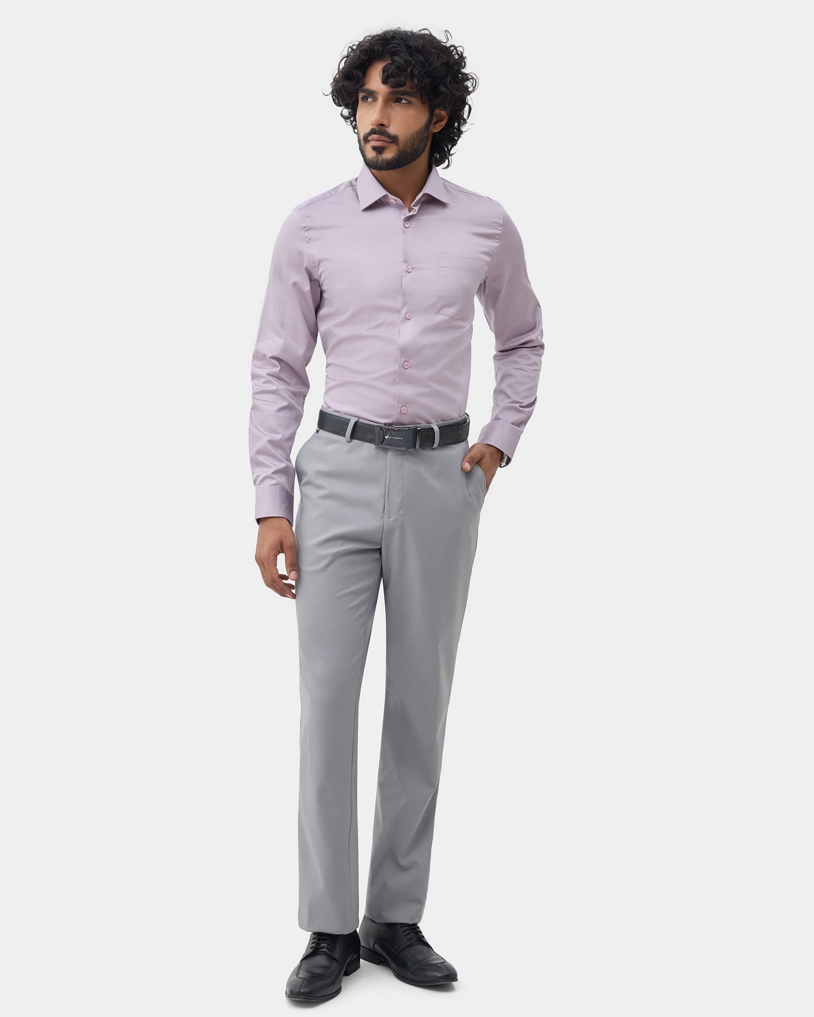 Lilac Solid Shirt - Alaska