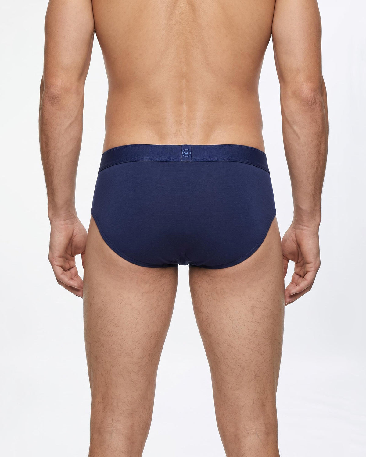 Black & Blue Solid Breif Pack of 2 - Albany