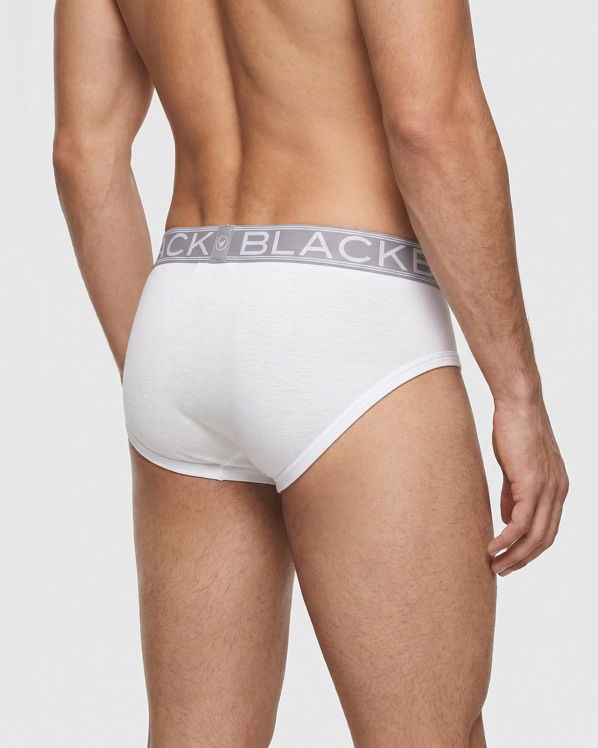 White & Grey Solid Breif Pack of 2 - Aloe