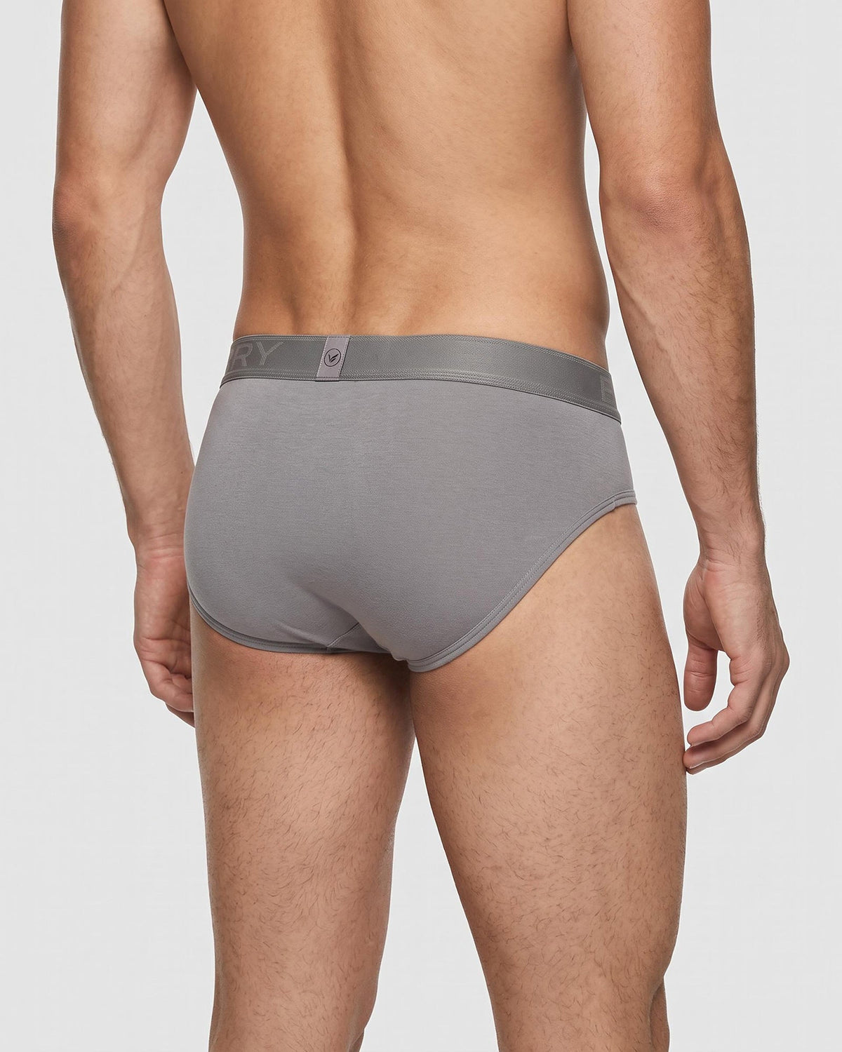 White & Grey Solid Breif Pack of 2 - Aloe