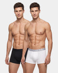 Black & White Solid Trunk Pack of 2 - Andromeda