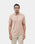 Mushroom Beige Solid Polo - Ae Ryun