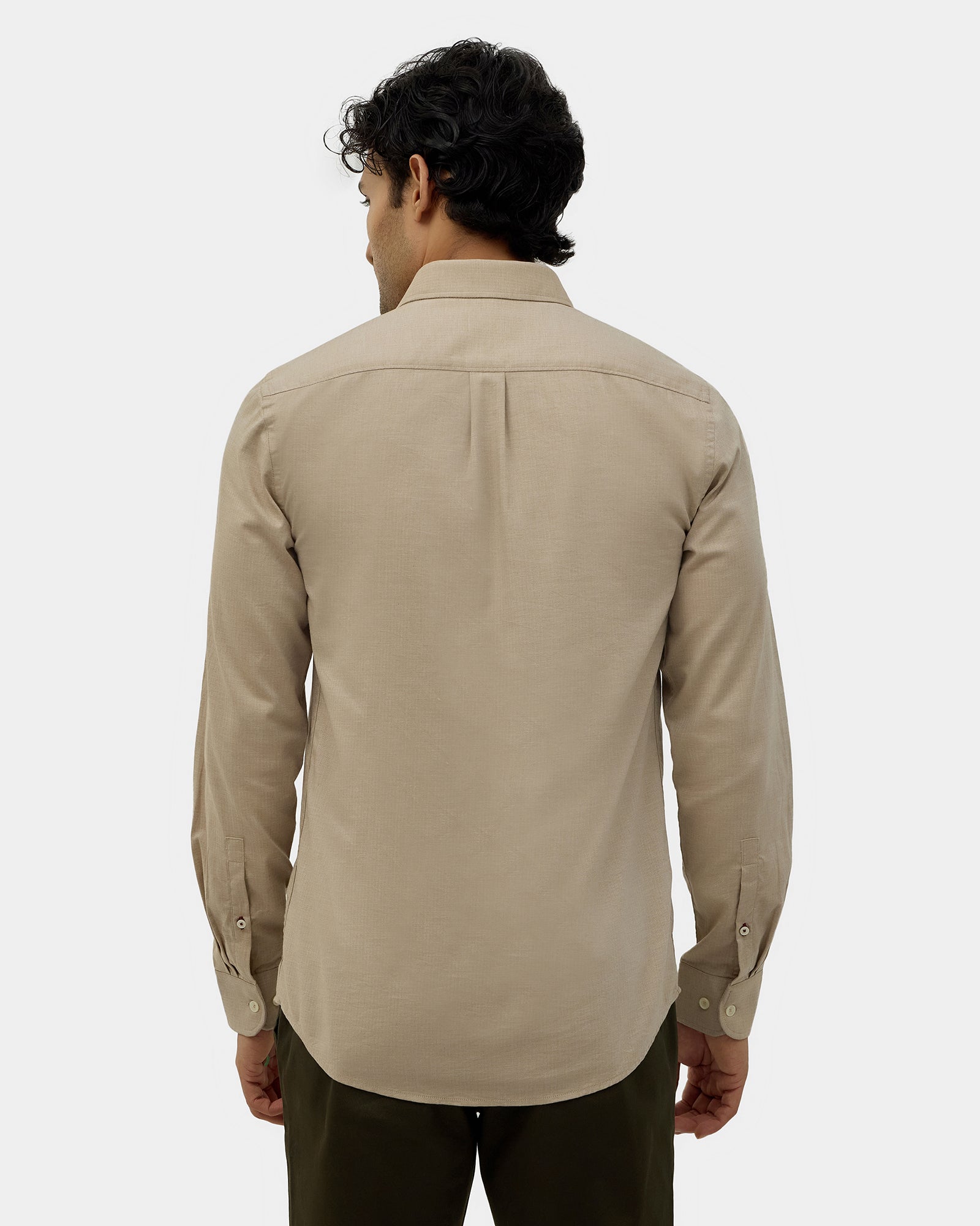 Natural Solid Shirt - Ariss