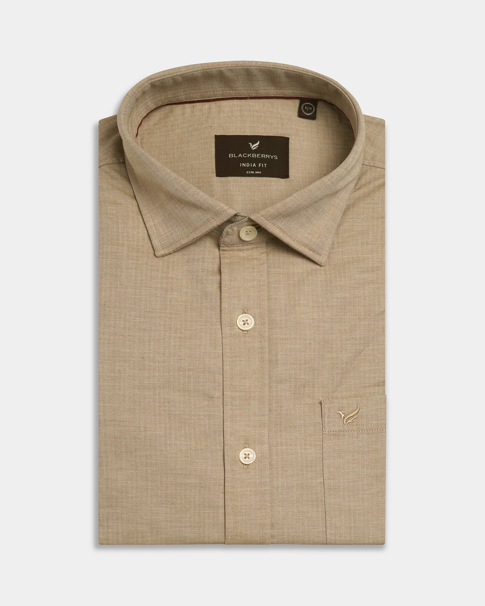 Natural Solid Shirt - Ariss