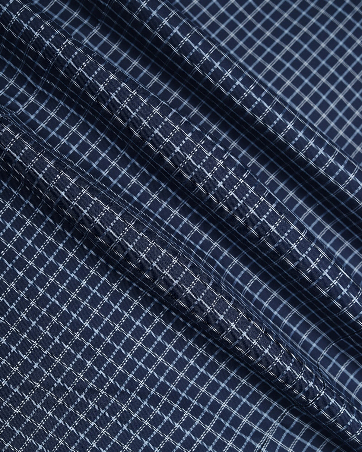 Navy Check Shirt - Lorin