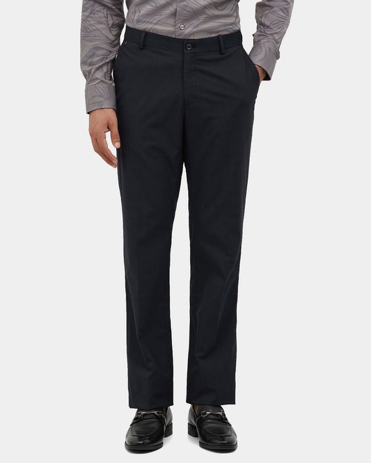 Navy Check Trouser - Graham