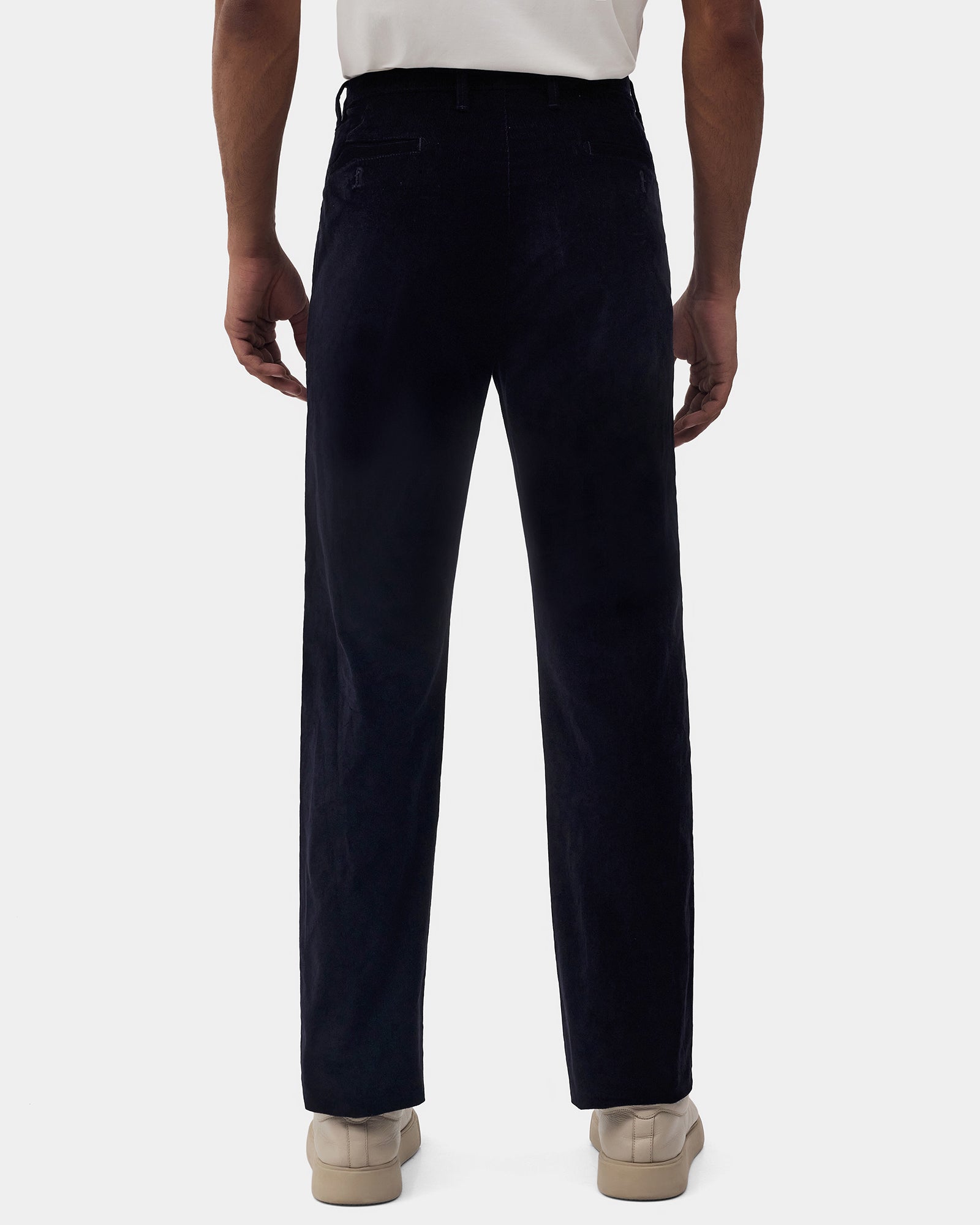 Navy Textured Khakis - Zagros