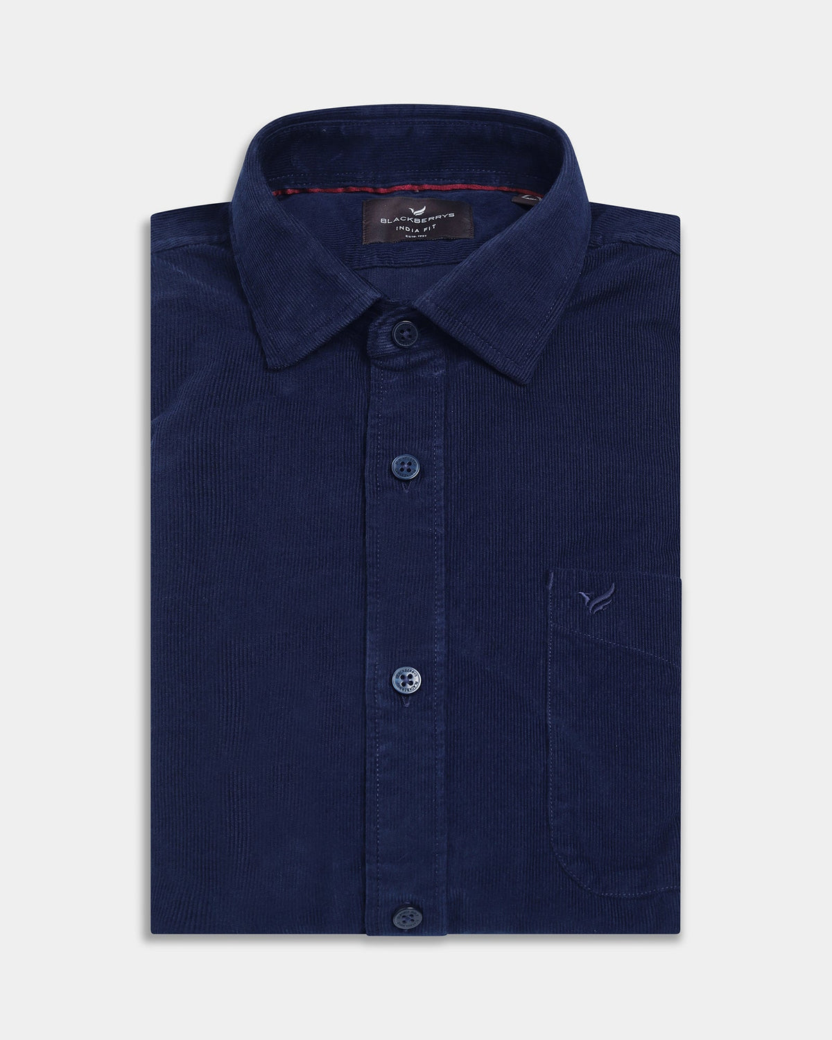 Navy Corduroy Shirt - Ducord