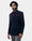 Navy Textured Blazer - Kefo