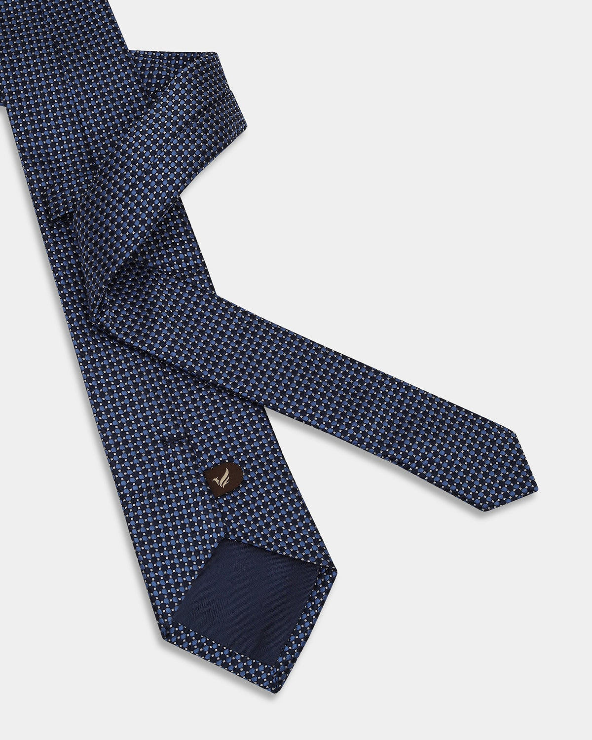Navy Jacquard Tie - Danna