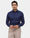 Navy Luxe Check Shirt - Omega