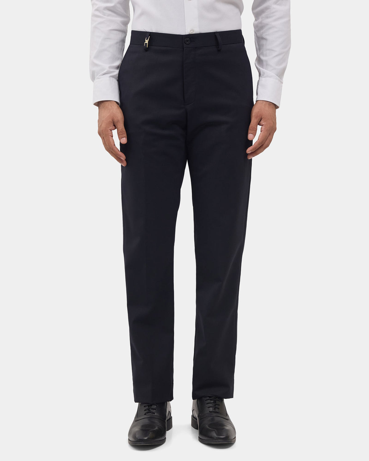 Navy Luxe Texturedd Trouser - Chopard