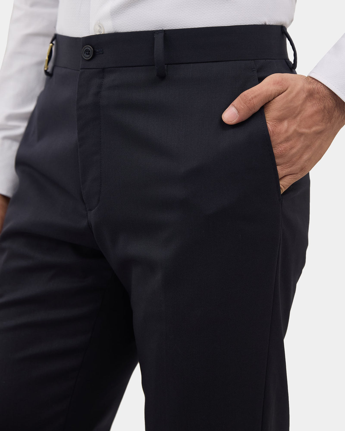 Navy Luxe Texturedd Trouser - Chopard