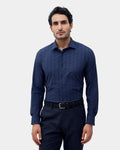Navy Textured Shirt - Boltt