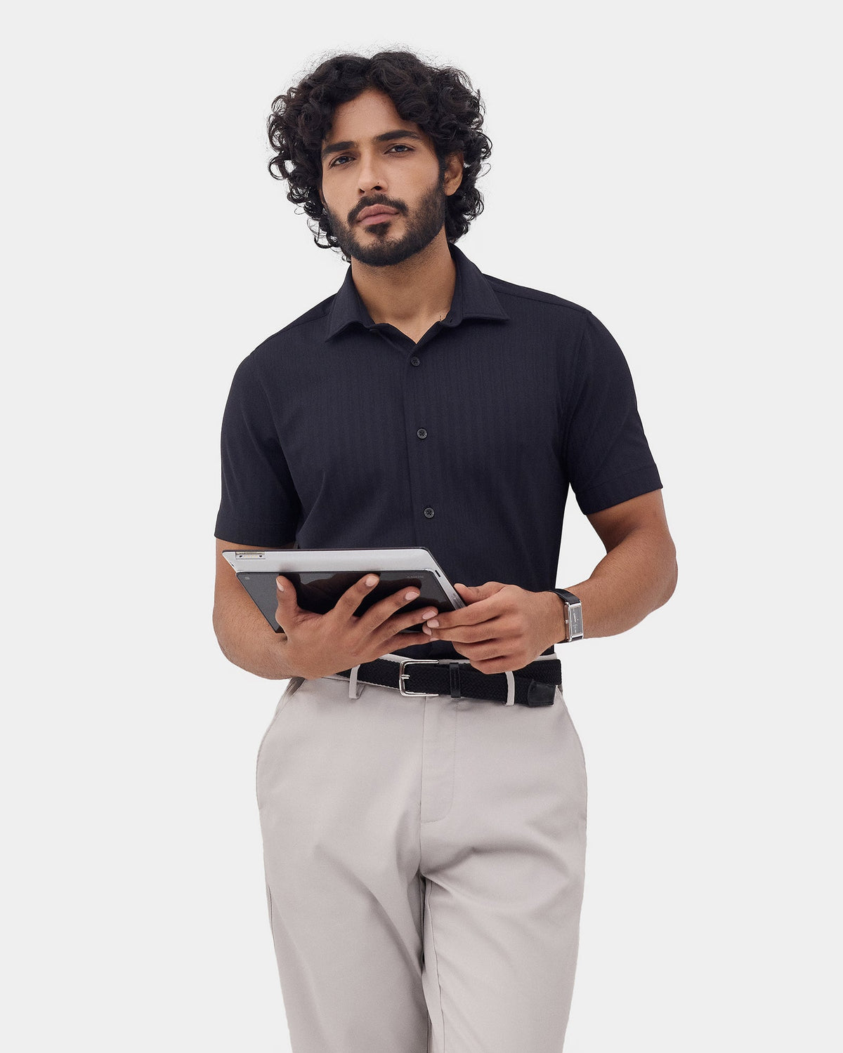 Navy Stripe Shirt - Infinix