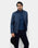 Navy Solid Zipper Jacket - Kratos