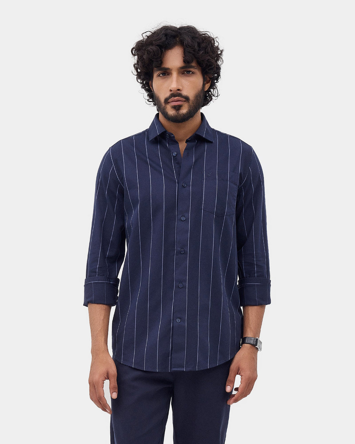 Navy Stripe Shirt - Xenia