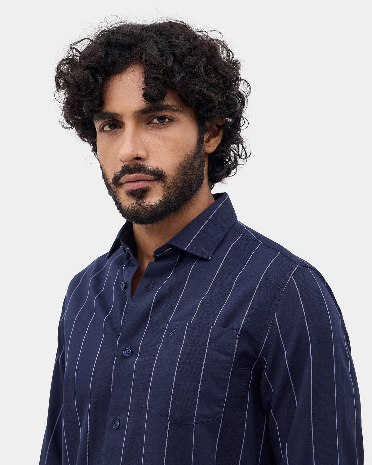 Navy Stripe Shirt - Xenia