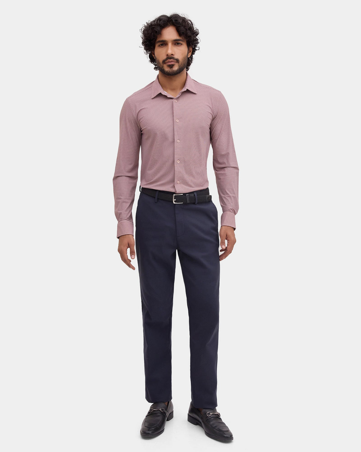 Navy TechPro Textured Khakis - Olympus