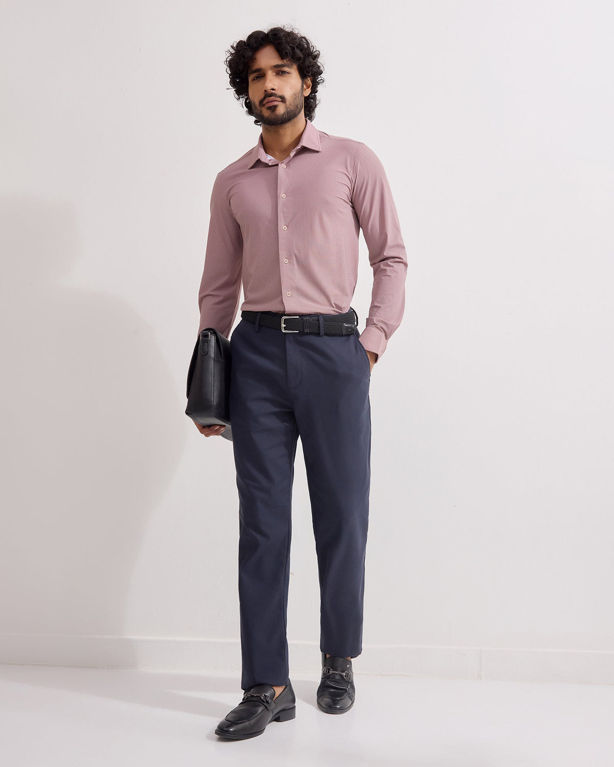 Navy TechPro Textured Khakis - Olympus