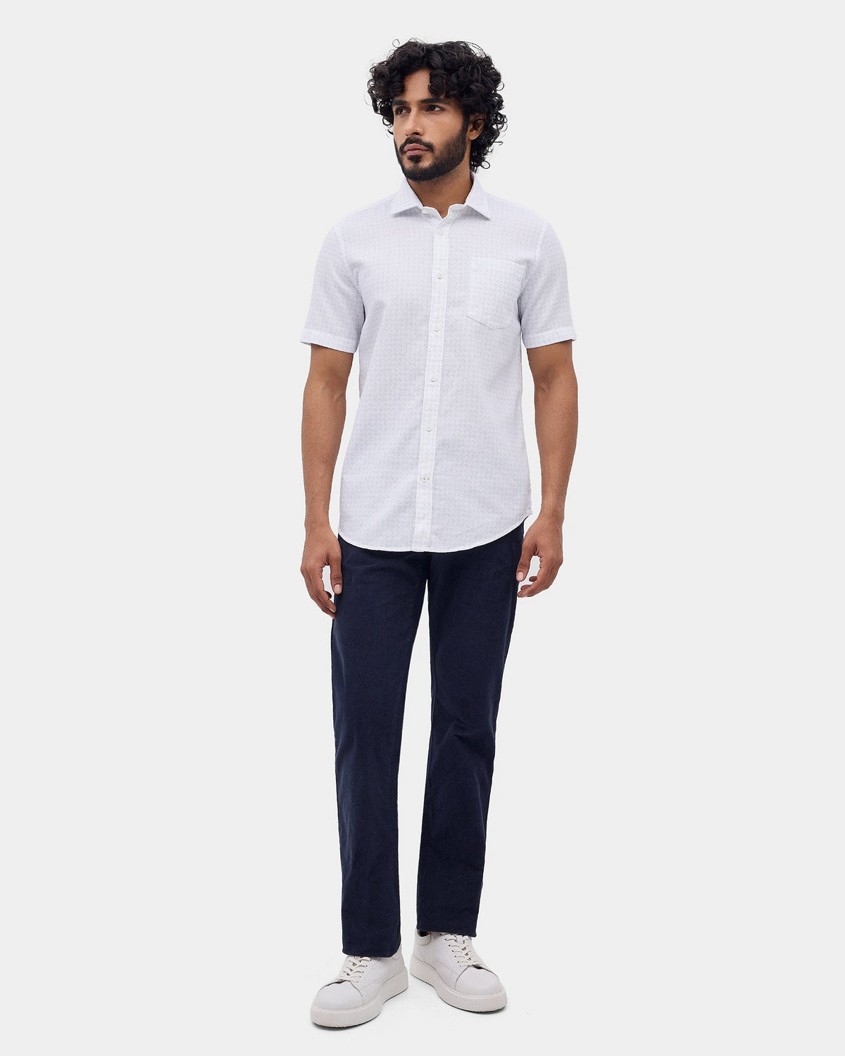 Navy Corduroy Khakis - Dustin