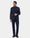 Navy Three Piece Solid Suit - Febula