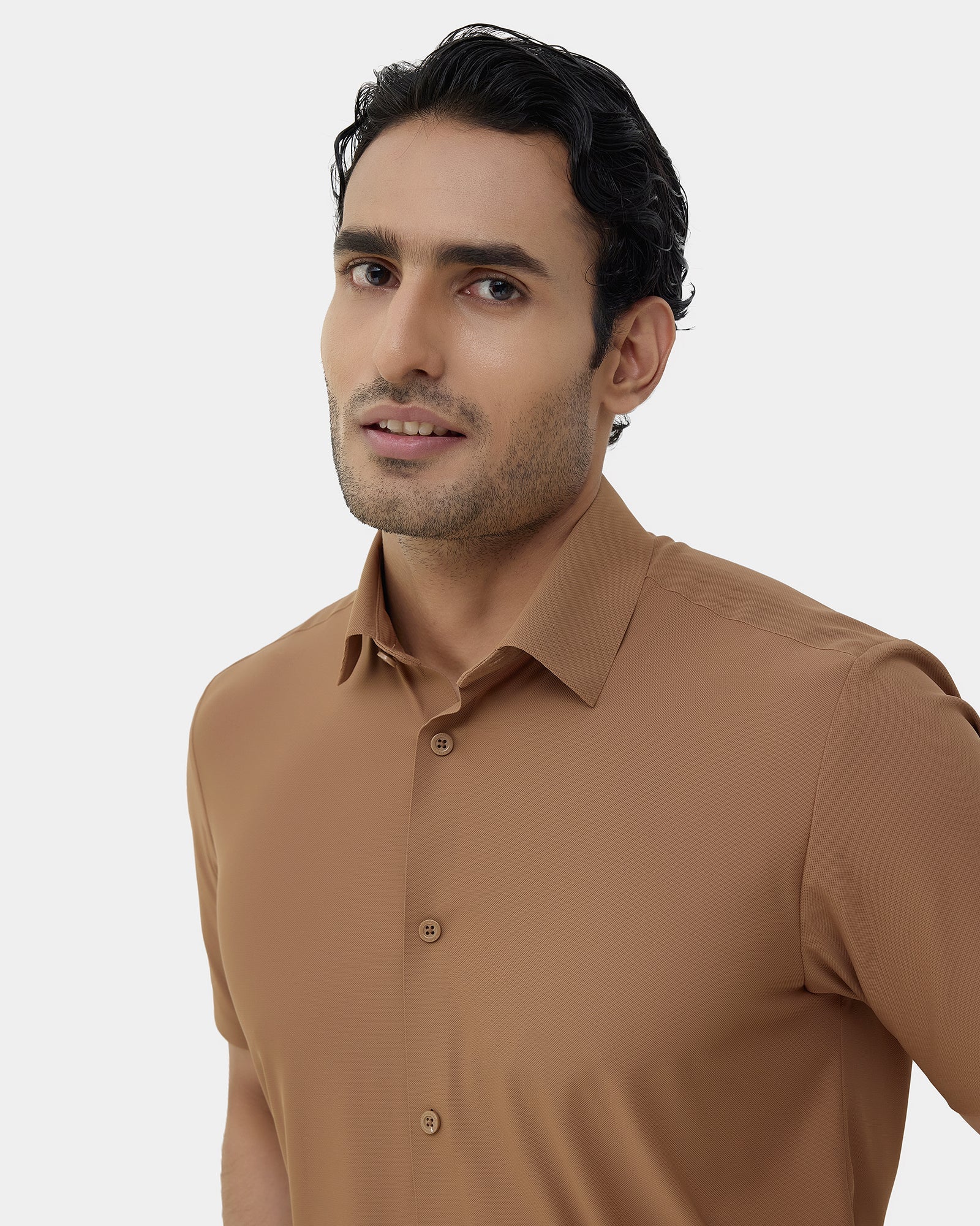 Ochre TechPro Textured Shirt - Kanon
