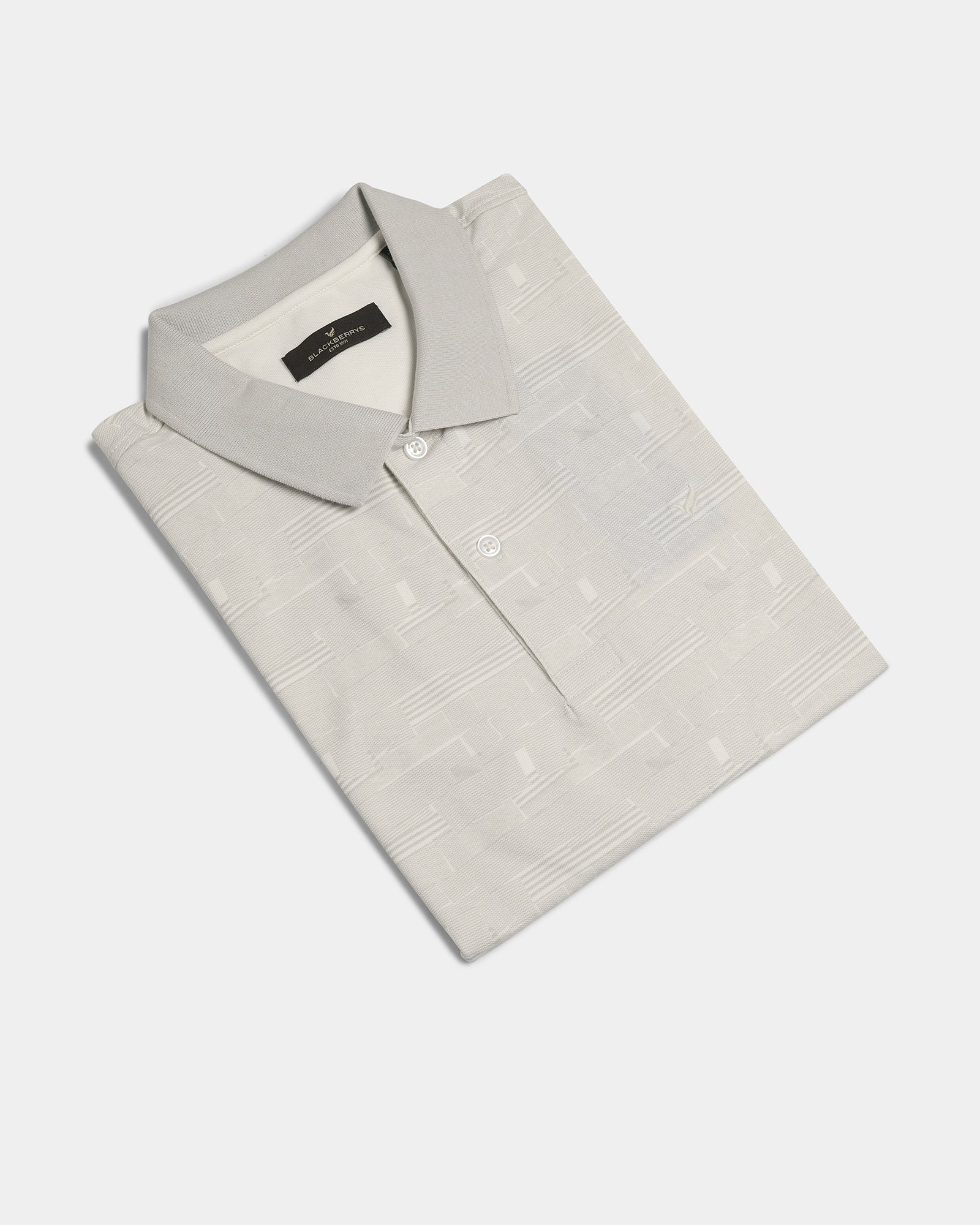 Off White Printed Polo - Mac