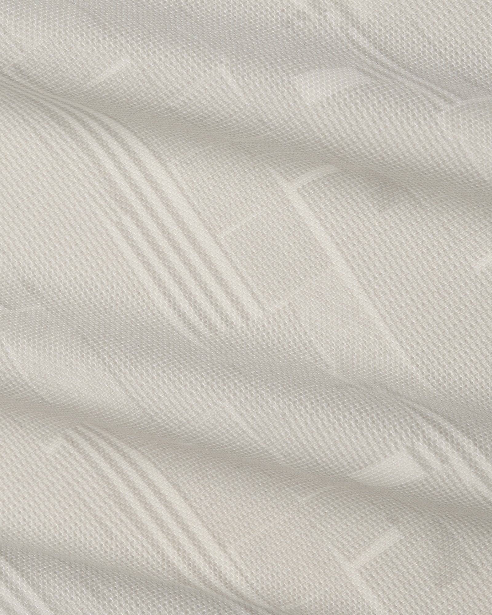 Off White Printed Polo - Mac
