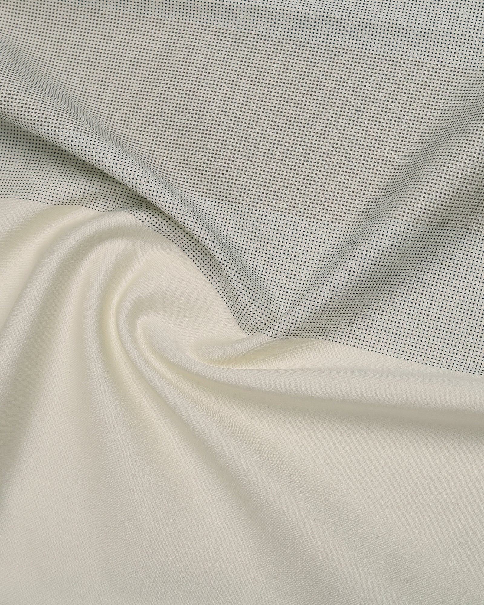 Off White Printed Polo - Muki