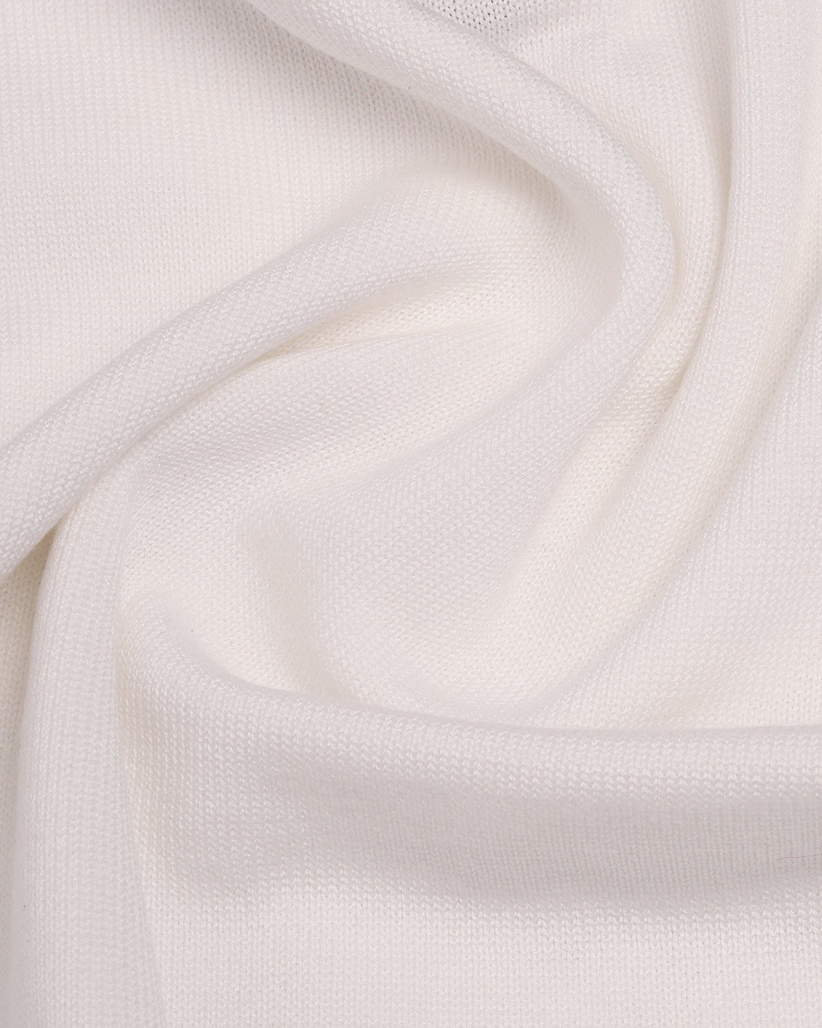 Off White Textured Polo - Licia