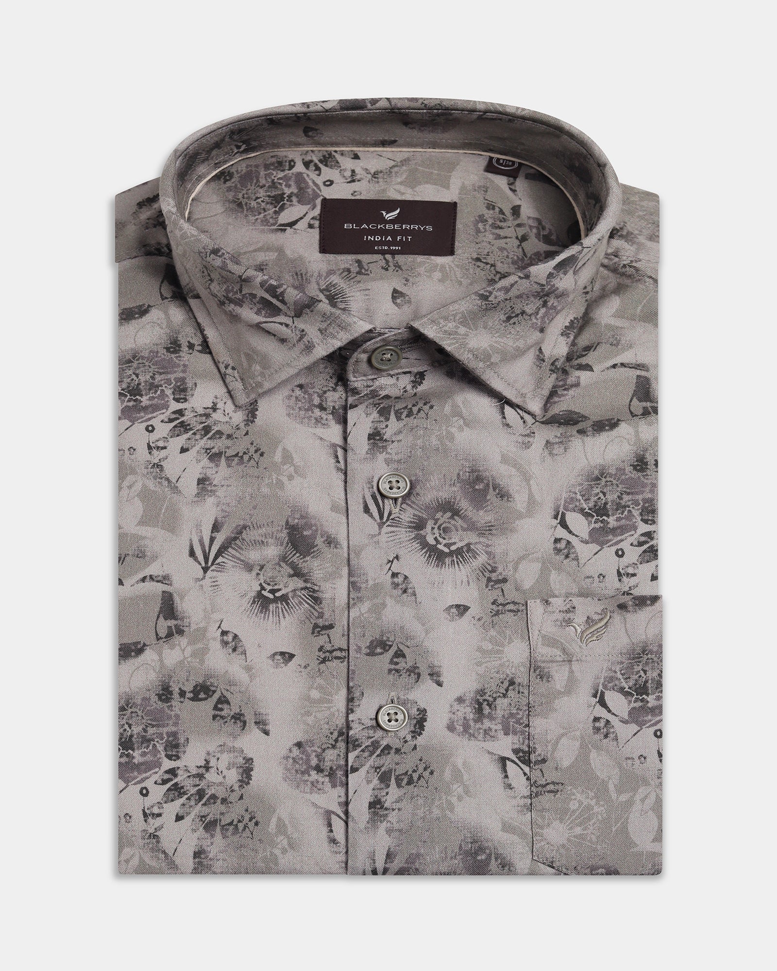 Olive Printed Shirt - Wender