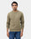Olive Green Textured Sweatshirt - Sid