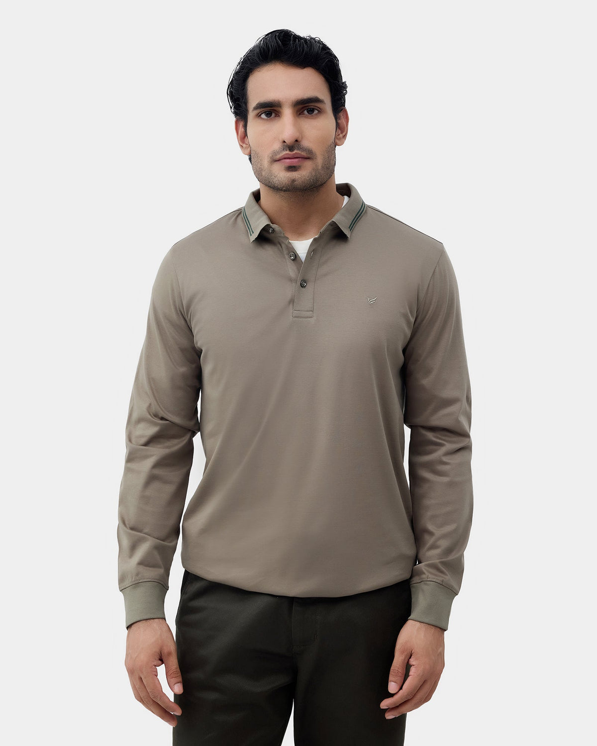 Olive Green Solid Sweatshirt - Charlie
