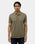 Olive Green Stripe Polo - Kesha
