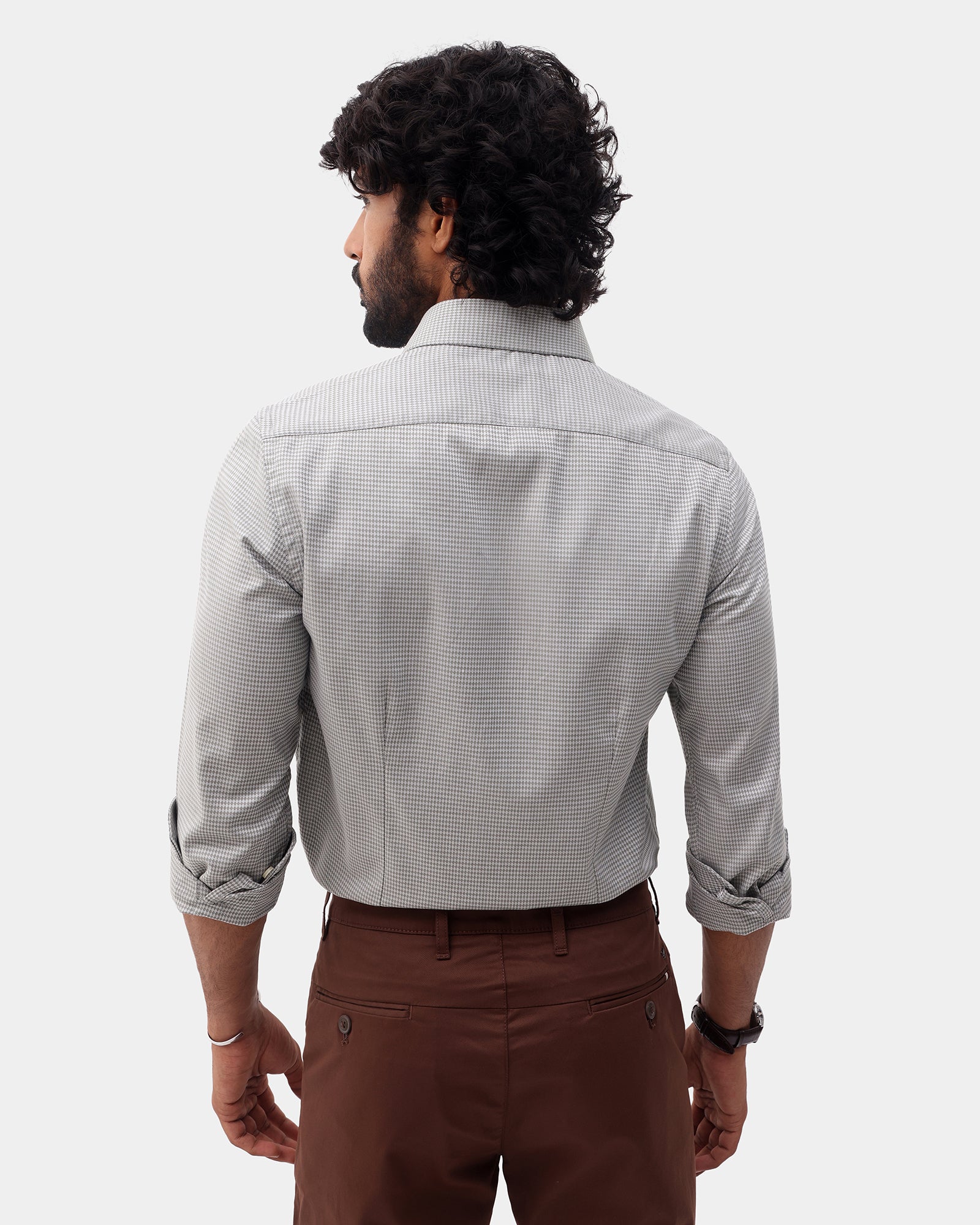 Olive Textured Shirt - Expression