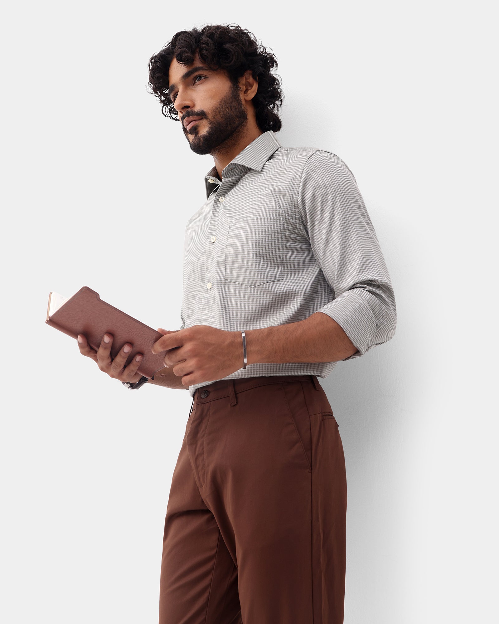 Olive Textured Shirt - Expression