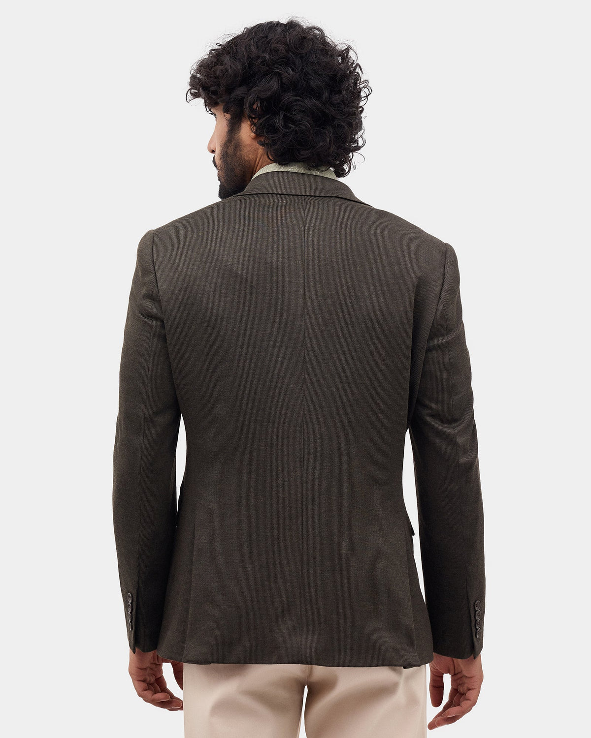 Olive Stripe Blazer - Kiroc