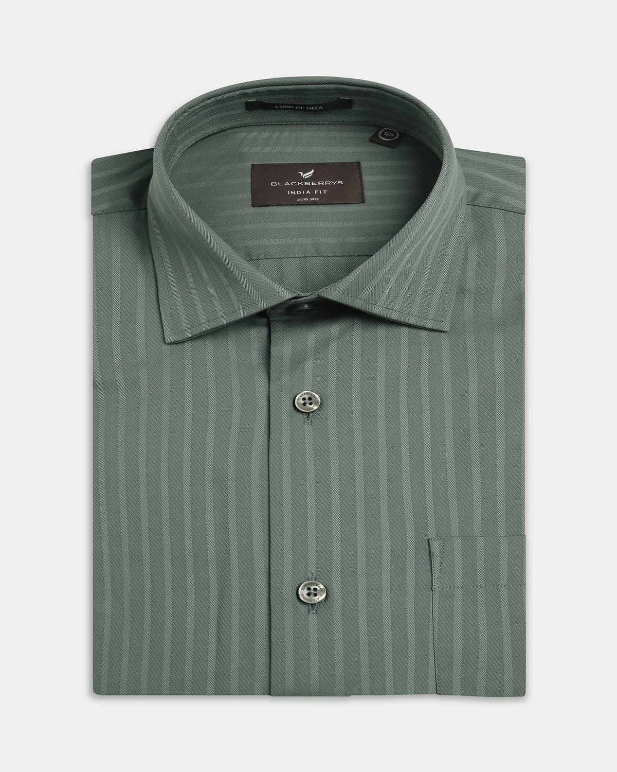 Olive Stripe Shirt - Celcius