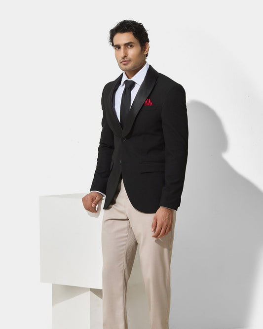 Olive Textured Blazer - Janor