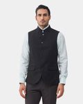 Olive Textured Waistcoat - Expert