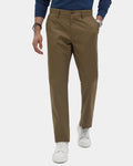 Olive Unwrinkle Textured Khakis - Dolomite