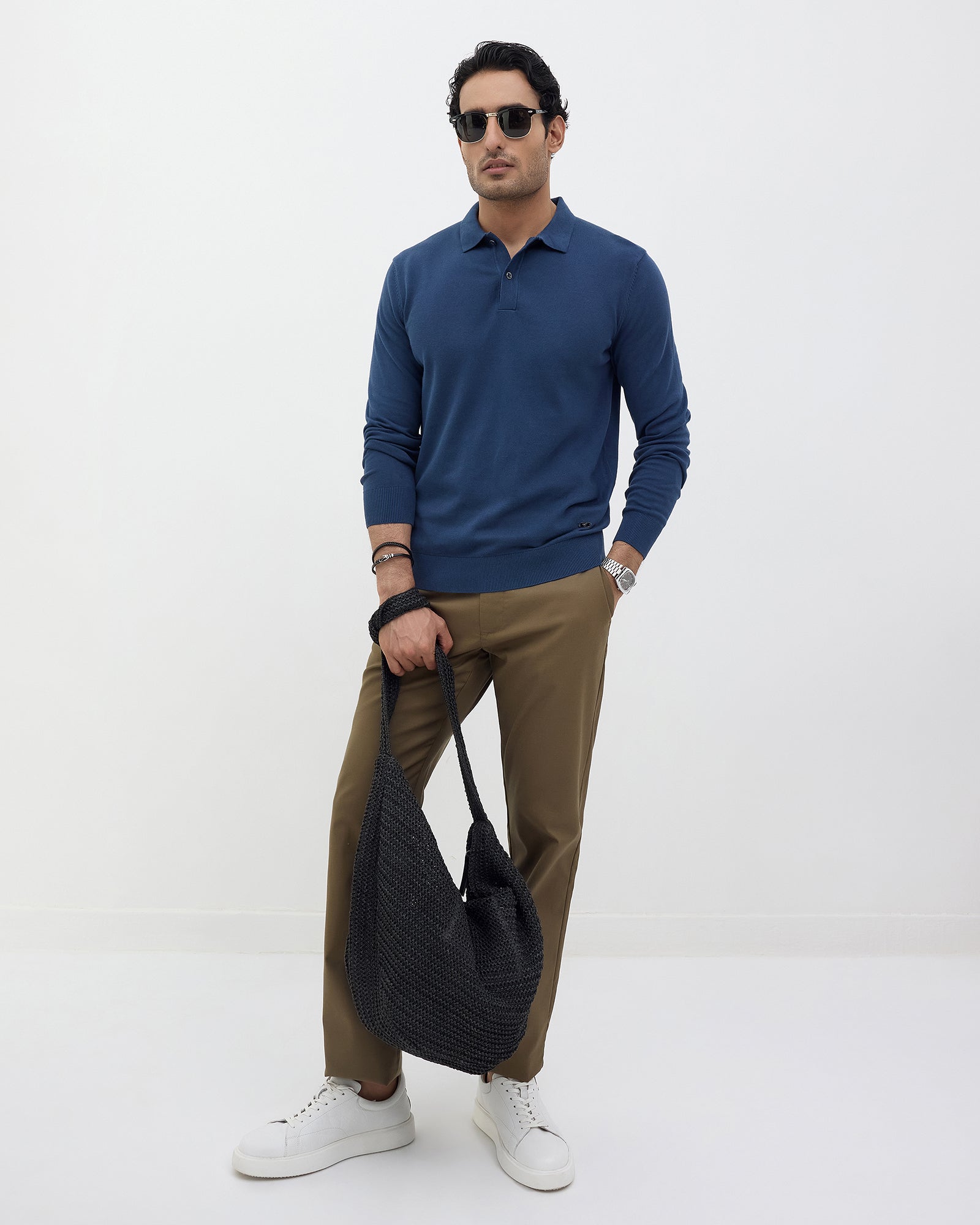 Olive Unwrinkle Textured Khakis - Dolomite