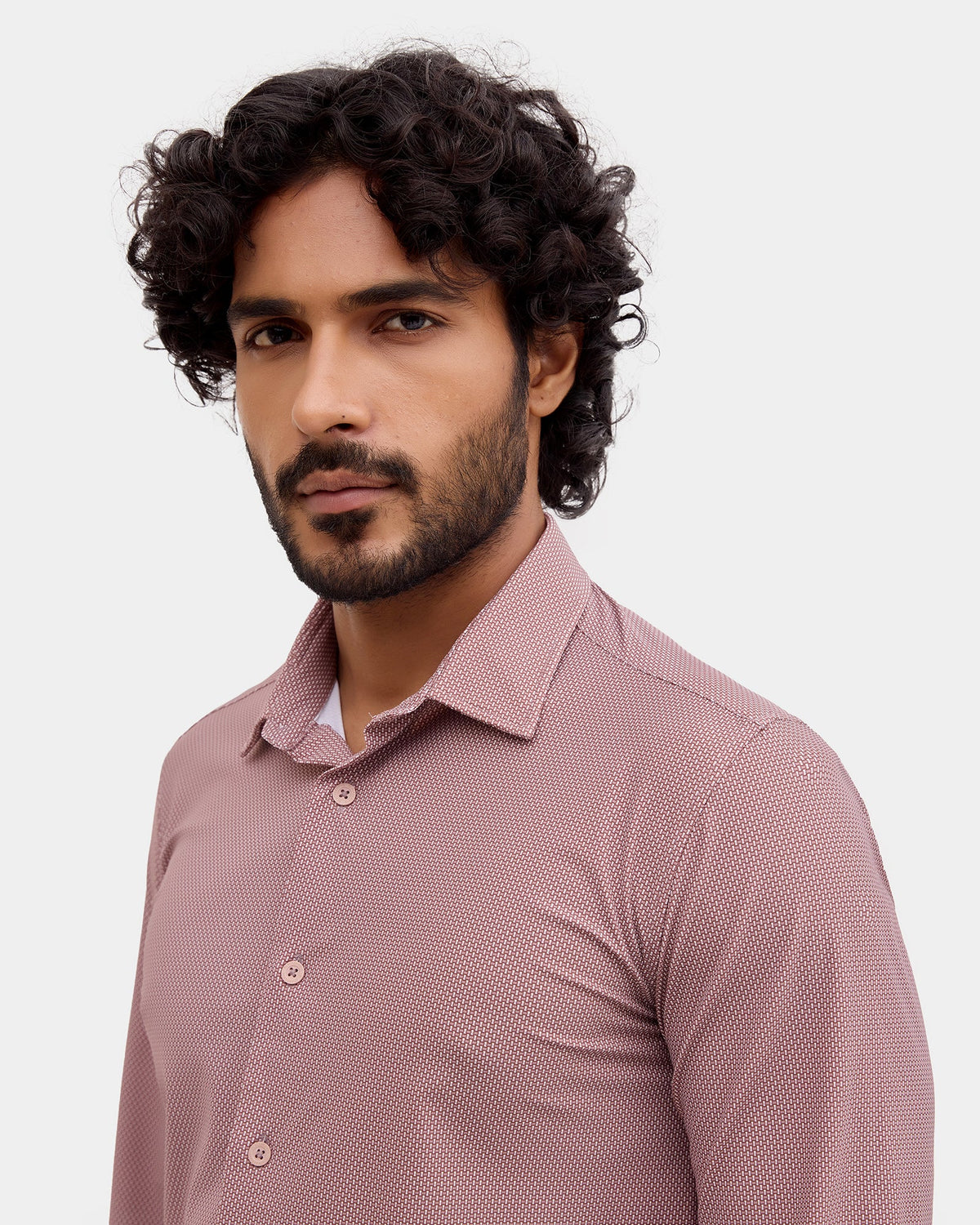 Peach Printed Shirt - Panerai