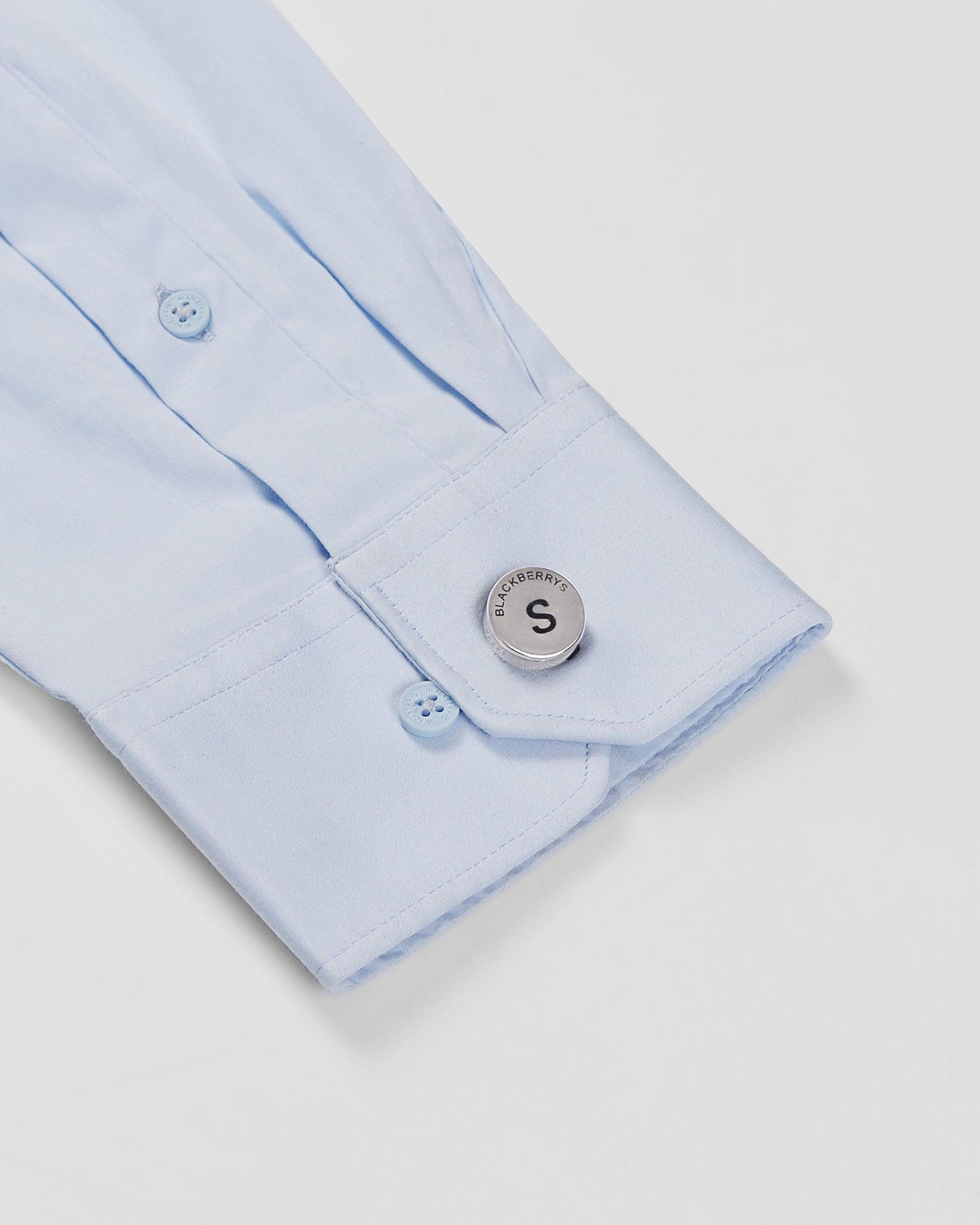 Personalised Shirt Button Cover With Alphabetic Initial-S