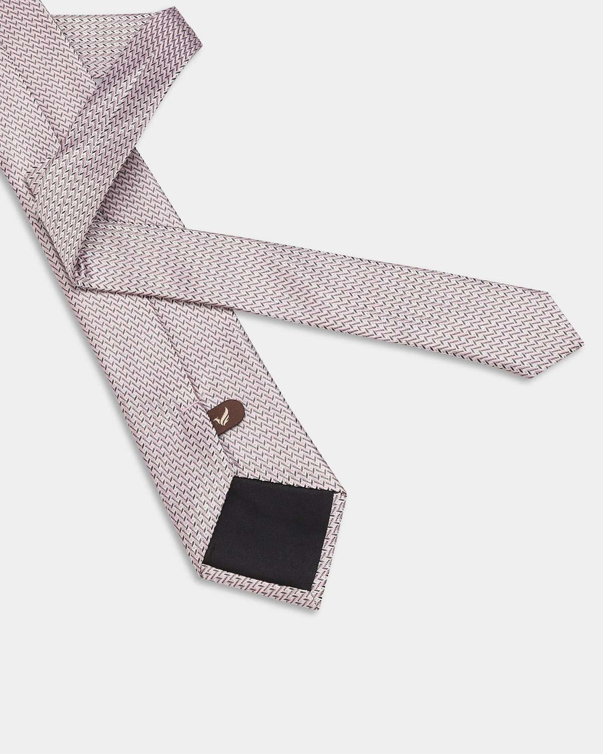 Pink Jacquard Tie - Batam